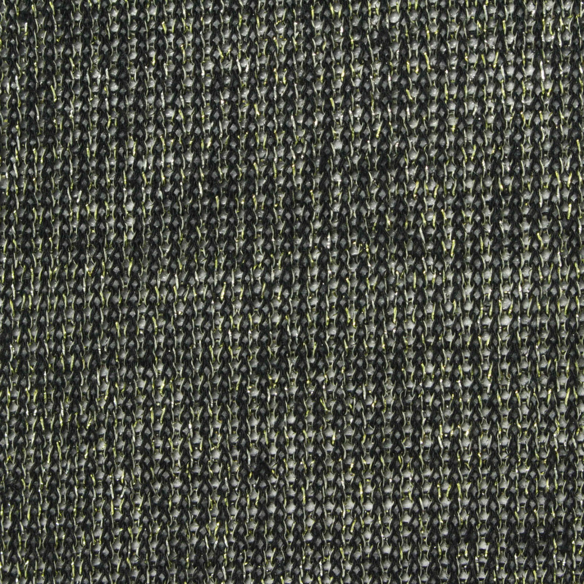 Black Marl Chunky Knit, Poly-Metallic, 136 gsm
