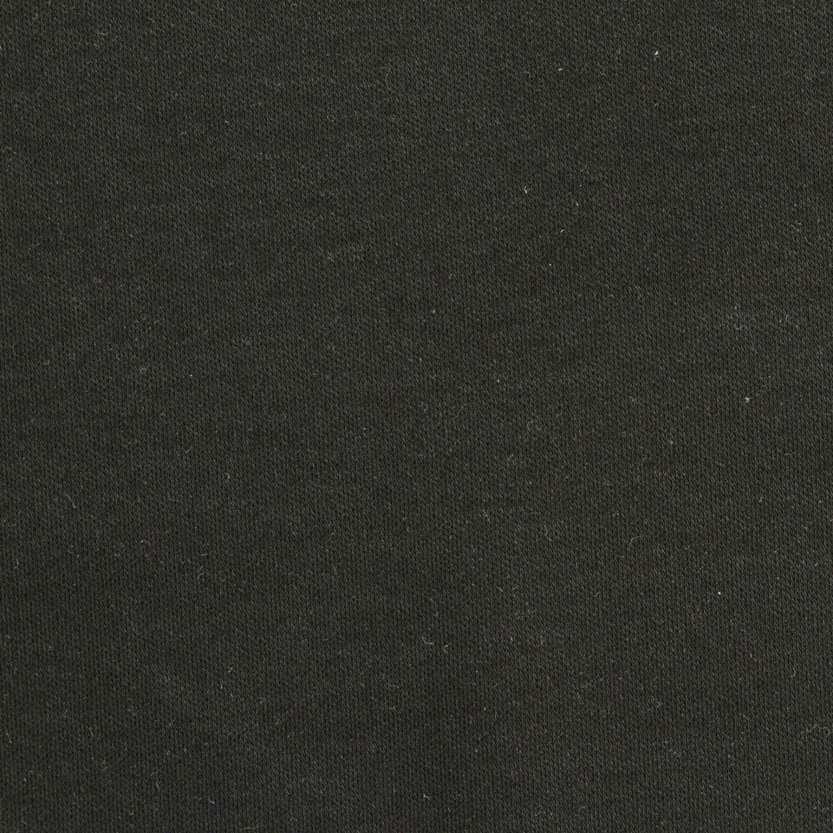 100% Cotton Interlock Knit Fabric, 170 gsm, 160 cm — Black