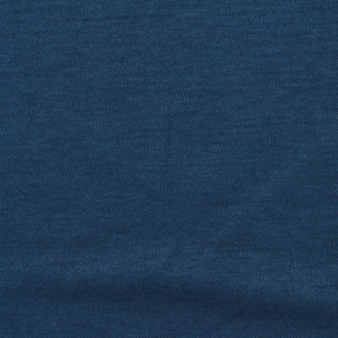 100% Cotton Interlock Knit Fabric, 150 gsm, 145 cm — Navy