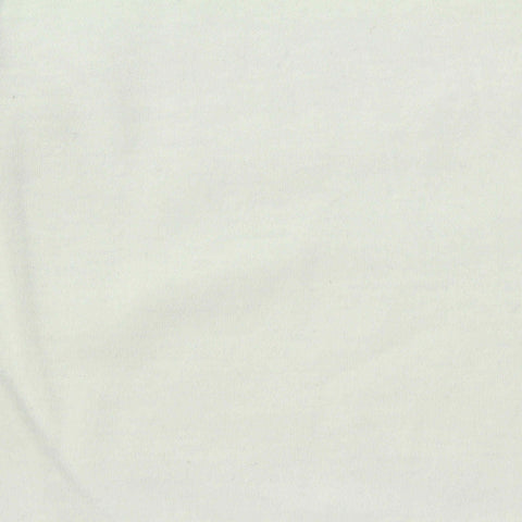 100% Cotton Interlock Knit Fabric, 140 gsm, 140 cm — White