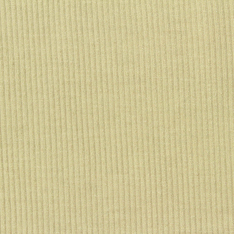 Viscose Acrylic Stretch Rib Knit Fabric, 226 gsm, 165 cm — Khaki