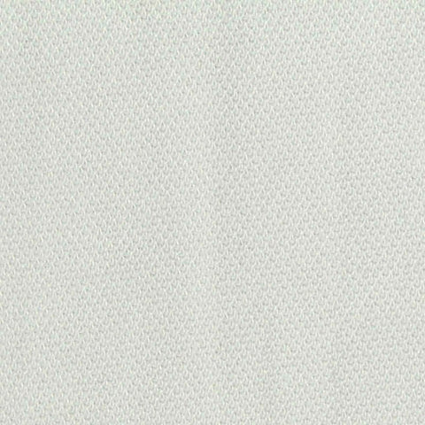 White Tone-on-Tone Piqué Knit, Poly-Nylon