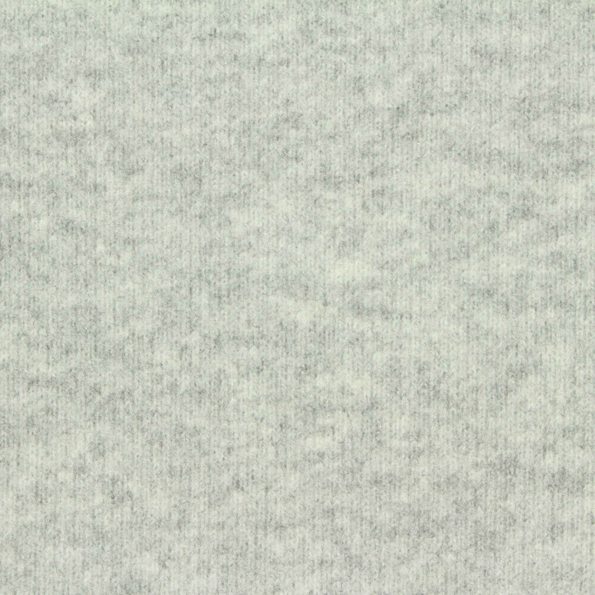 Light Grey Heathered-Marl Rib Knit, Polyester, 430 gsm