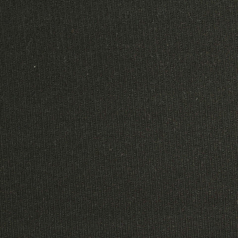 Polyester Stretch Rib Knit Fabric, 305 gsm, 160 cm — Green