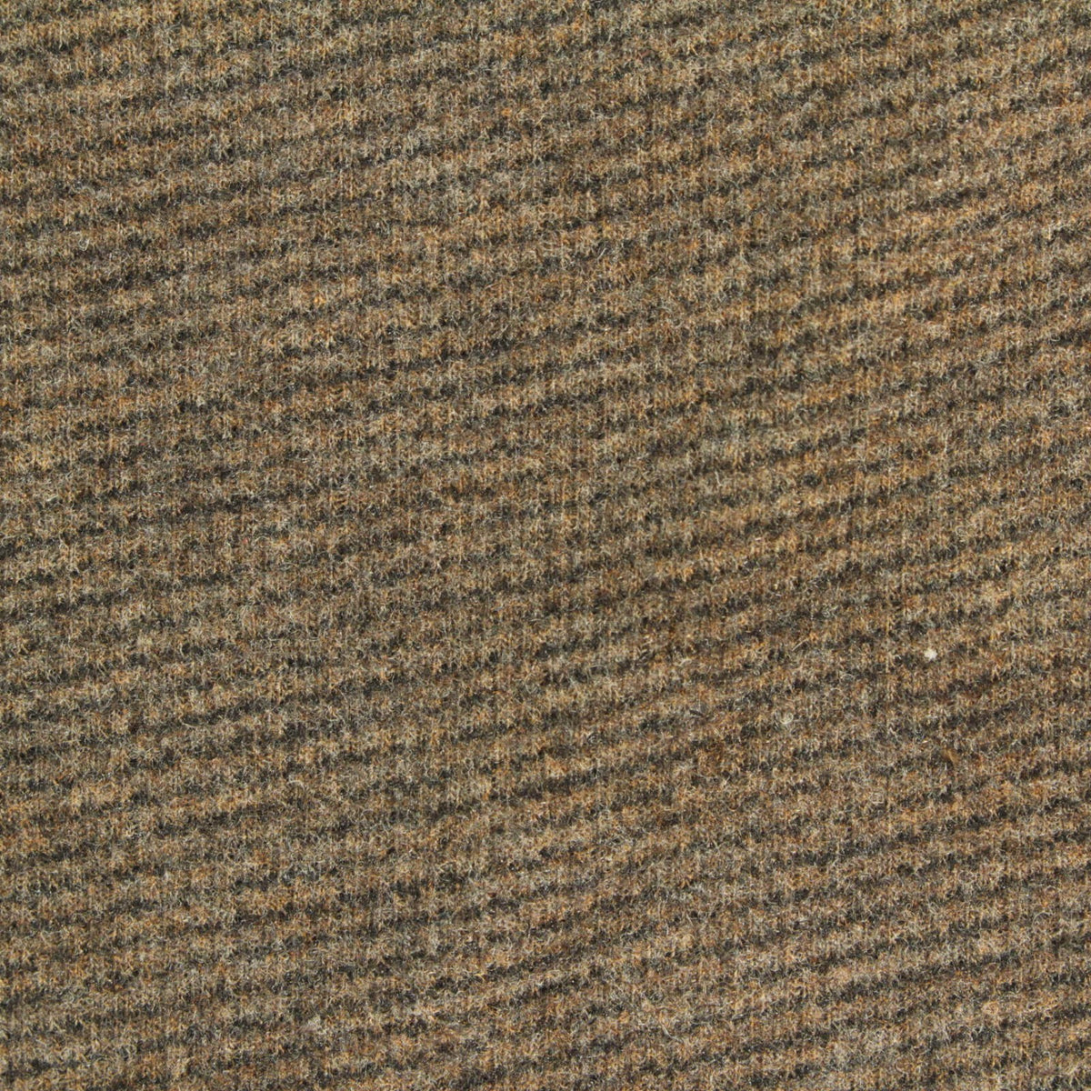 Brown Heather Waffle Knit, Poly-Viscose