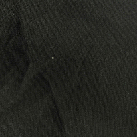 Polyester Stretch Scuba Knit Fabric, 410 gsm, 185 cm — Black