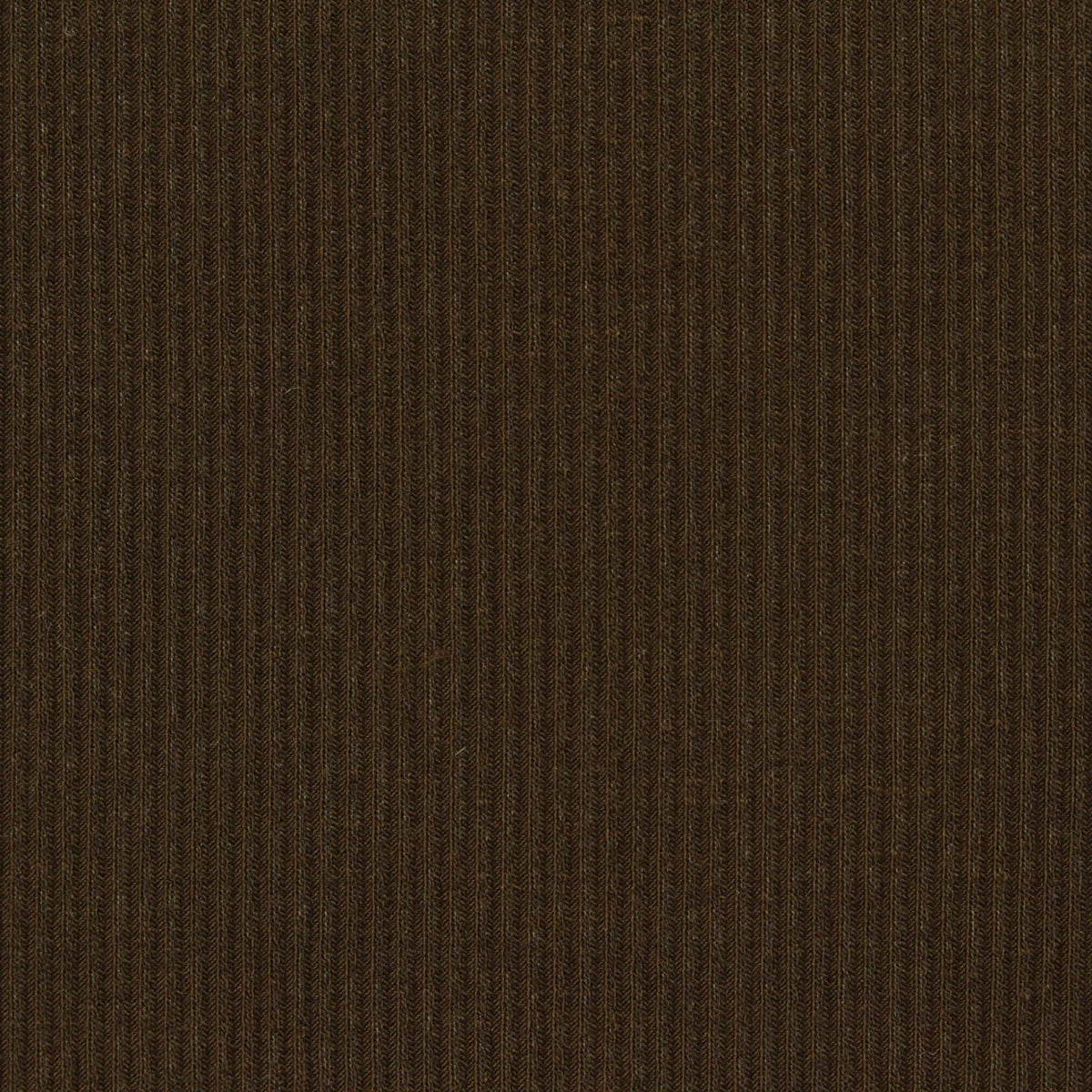 Brushed Viscose Acrylic Stretch Rib Knit Fabric, 260 gsm, 165 cm — Brown