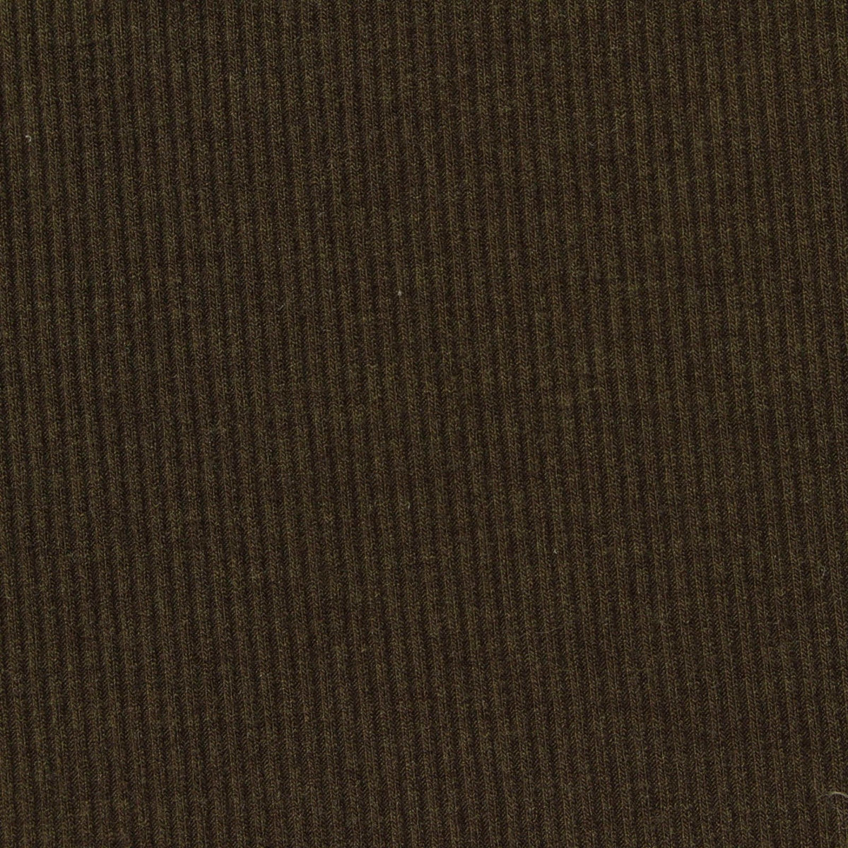 Polyester Viscose Stretch Rib Knit Fabric, 235 gsm, 178 cm — Brown