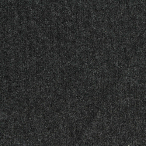 Dark Grey Heather Rib Knit, Polyester, 447 gsm