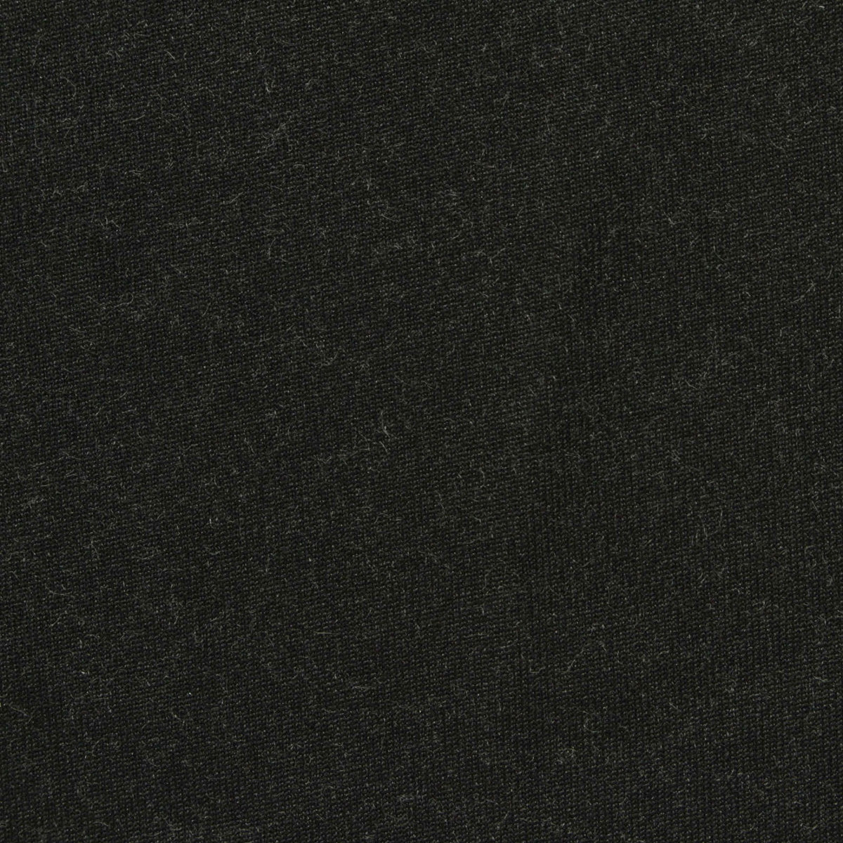 Polyester Viscose Stretch Rib Knit Fabric, 310 gsm, 170 cm — Black
