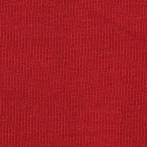 Viscose Acrylic Stretch Rib Knit Fabric, 290 gsm, 175 cm — Red