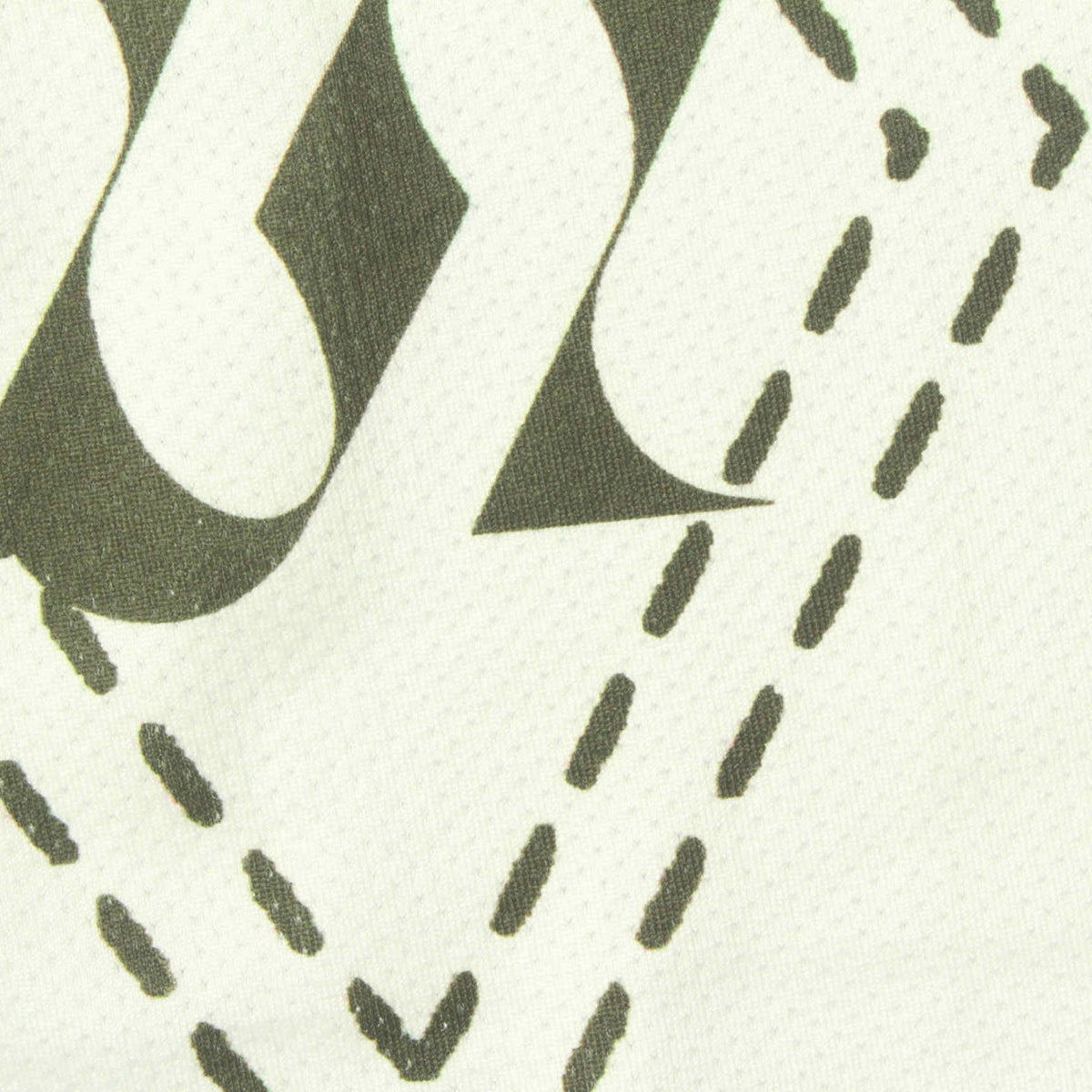 Dark Green Lines Mesh, Polyester
