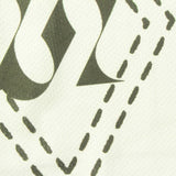 Dark Green Lines Mesh, Polyester