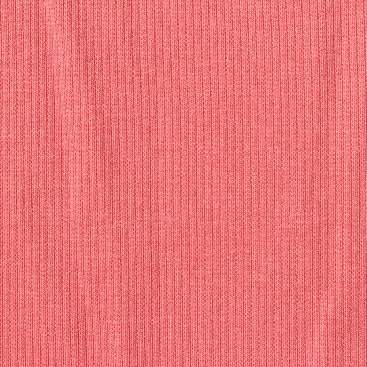Polyester Cotton Stretch Rib Knit Fabric, 287 gsm, 121 cm — Pink