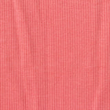 Polyester Cotton Stretch Rib Knit Fabric, 287 gsm, 121 cm — Pink