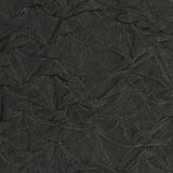Jacquard Polyester Stretch Knit Fabric, 210 gsm, 165 cm — Black