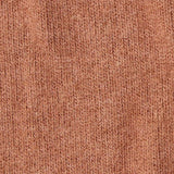 Brushed Polyester Viscose Stretch Chunky Knit Fabric, 233 gsm, 152 cm — Brown — texture