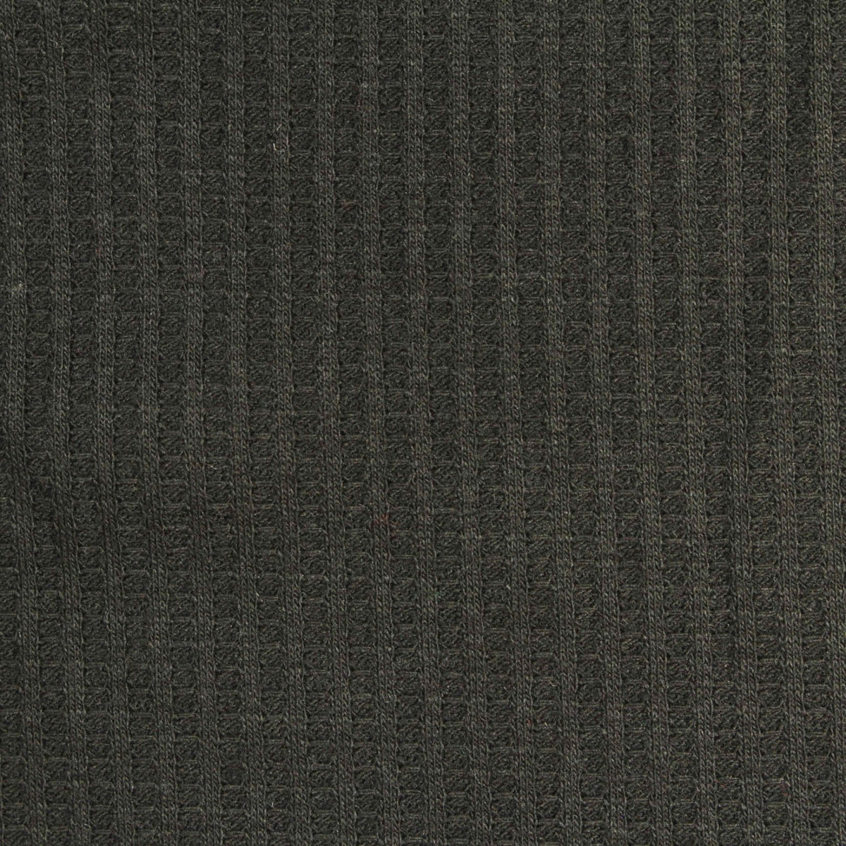 Polyester Cotton Stretch Waffle Knit Fabric, 191 gsm, 162 cm — Green