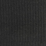 Polyester Stretch Rib Knit Fabric, 244 gsm, 155 cm — Black
