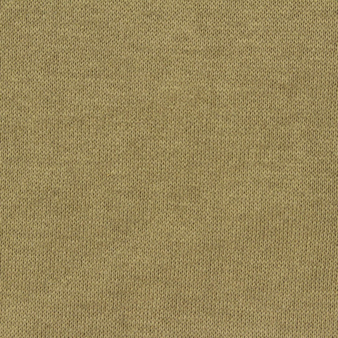 Brushed Cotton Polyester French Terry Fabric, 232 gsm, 180 cm — Khaki