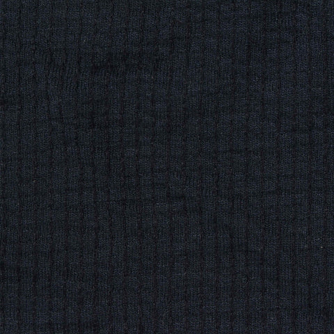 Polyester Viscose Stretch Crepe Fabric, 160 gsm, 167 cm — Navy