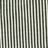 Black Vertical-Stripe Jersey Knit, Poly-Viscose — texture