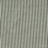 Black Vertical-Stripe Jersey Knit, Poly-Viscose