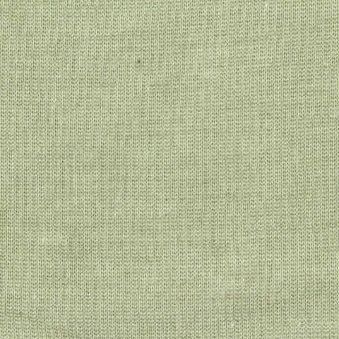 Polyester Cotton Rib Knit Fabric, 228 gsm, 172 cm — Green