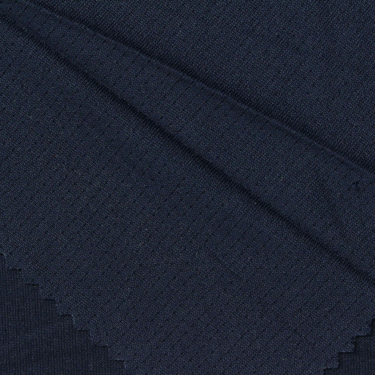 Navy Tone-on-Tone Square Interlock Knit, Polyester