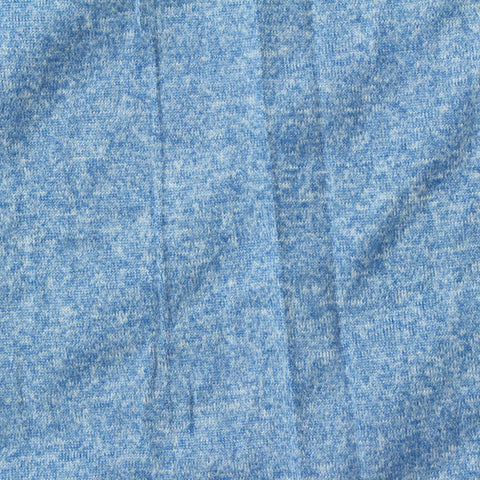 Blue Marl Jersey Knit, Polyester, 156 gsm