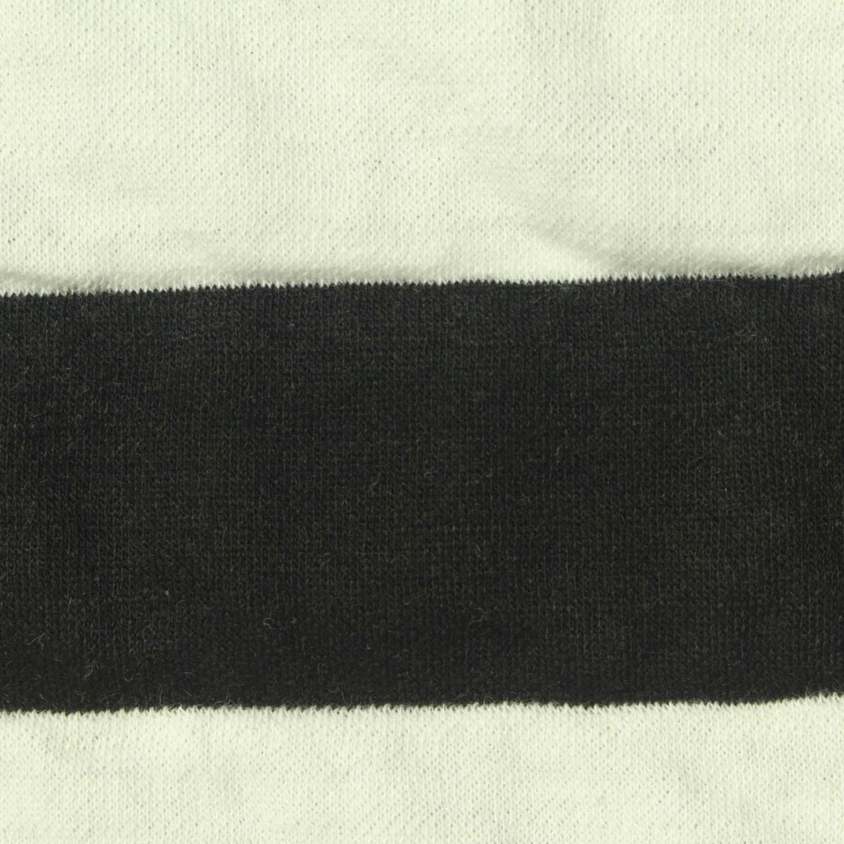 Black Horizontal-Stripe Jacquard, Cotton, 359 gsm