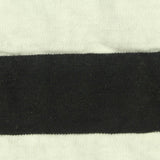 Black Horizontal-Stripe Jacquard, Cotton