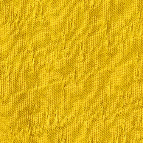 Jacquard Cotton Stretch Knit Fabric, 170 gsm — Yellow