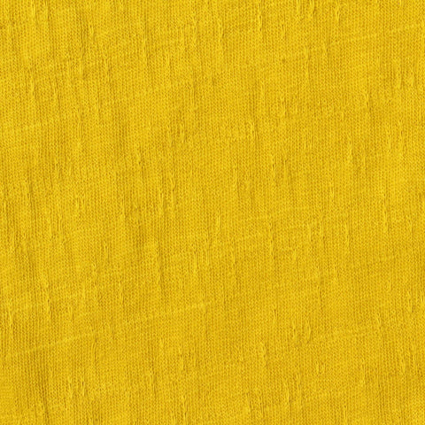 Jacquard Cotton Stretch Knit Fabric, 170 gsm — Yellow