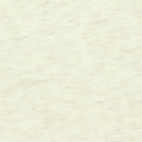 Light Off-White Marl Jersey Knit, Cotton