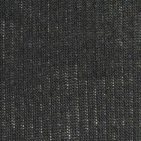Dark Grey Marl Rib Knit, Viscose, 134 gsm