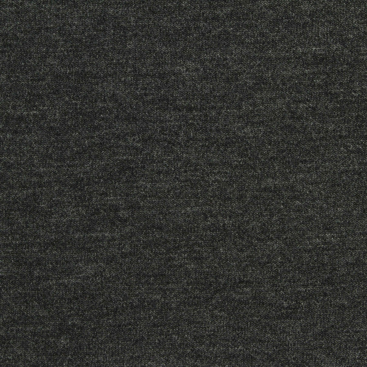 Dark Grey Heathered-Marl Scuba Knit, Poly-Viscose, 290 gsm