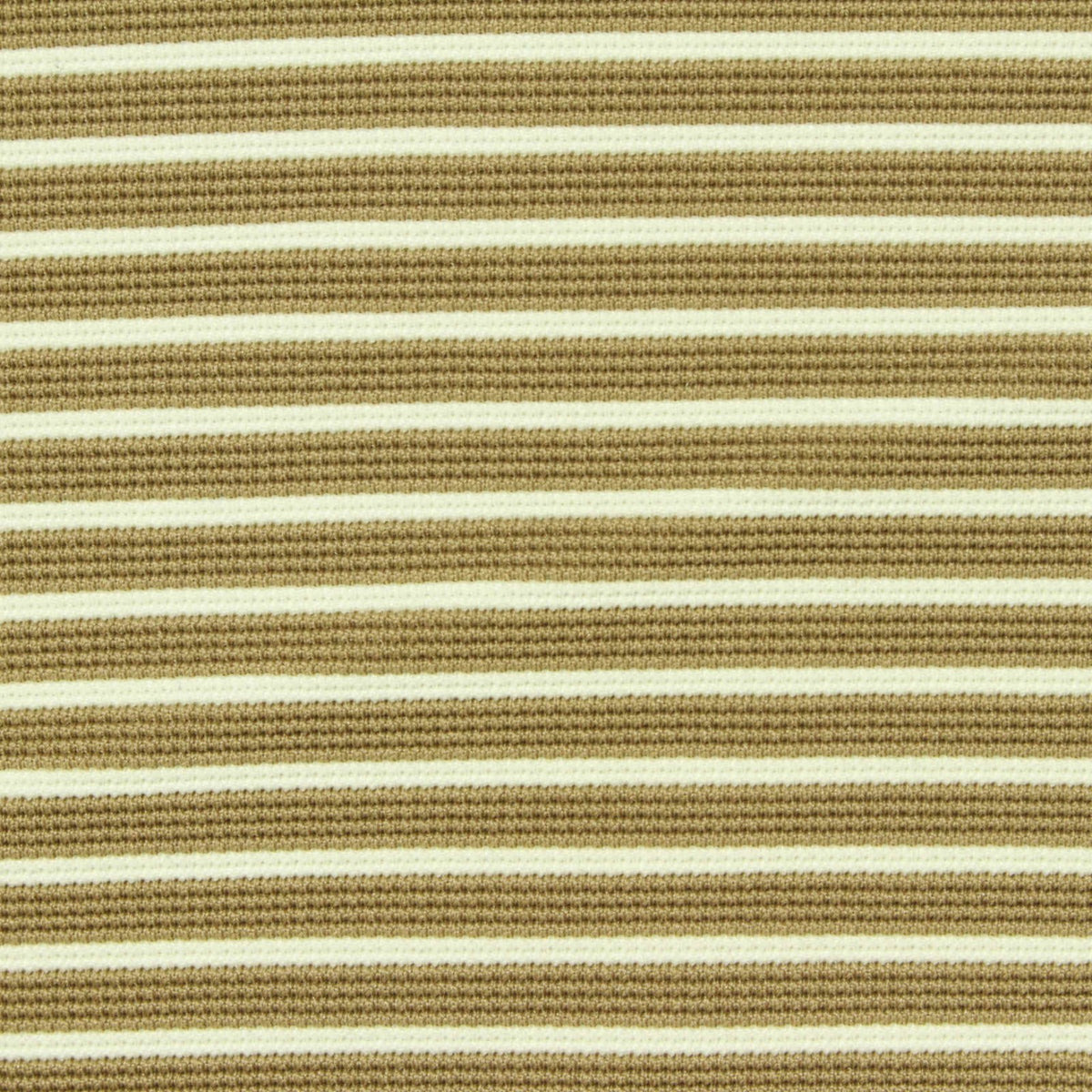Brown Horizontal-Stripe Knit, Polyester, 260 gsm