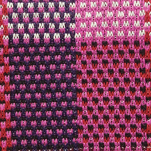 Pink Abstract Jacquard, Poly-Viscose