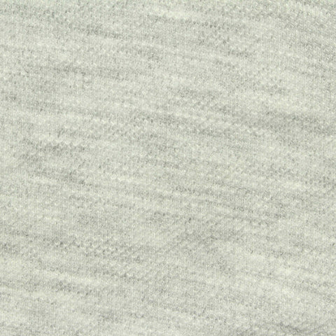 Light Grey Marl Interlock Knit, Polyester, 220 gsm, 185 cm