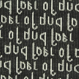 Jacquard Polyester Viscose Stretch Rib Knit Fabric, 250 gsm, 160 cm — Black