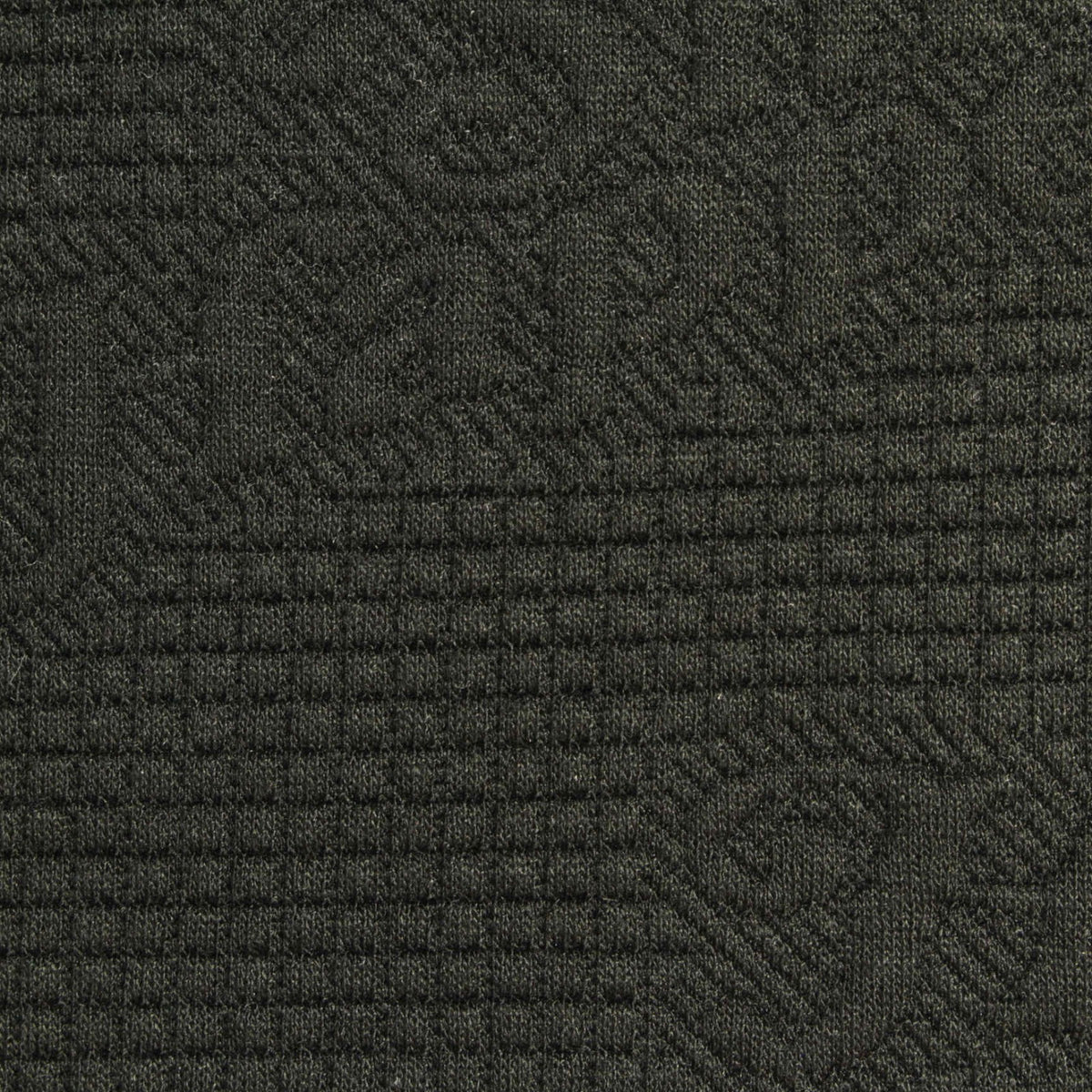 Dark Olive Tone-on-Tone Jacquard, Polyester