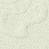 Cream Tone-on-Tone Jacquard, Polyester — texture