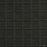 Green Tone-on-Tone Square Jacquard, Polyester