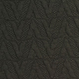 Dark Olive Wavy-Chevron Jacquard, Polyester