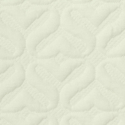 Cream Tone-on-Tone Jacquard, Polyester, 290 gsm