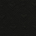 Black Hearts Jacquard, Polyester, 299 gsm