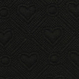 Black Hearts Jacquard, Polyester