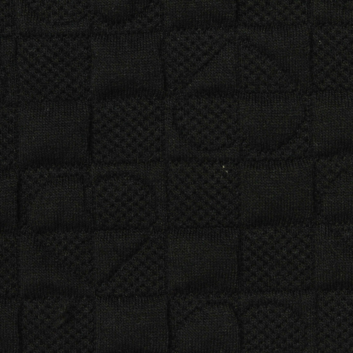 Black Textured-Square Jacquard, Polyester