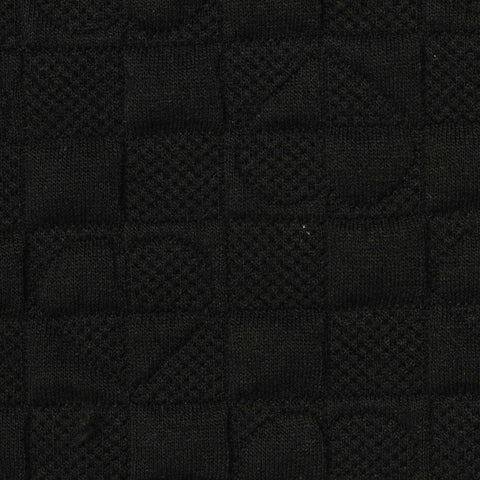 Black Textured-Square Jacquard, Polyester